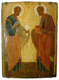 Апостолы Петр и Павел. XV век.
