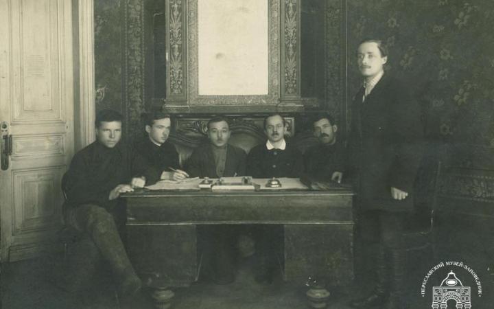 Интерьер бывшего кабинета С. П. Павлова. 1920-е гг.