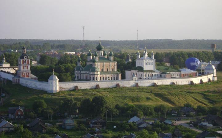 панорама Горицкого монастыря с северной стороны