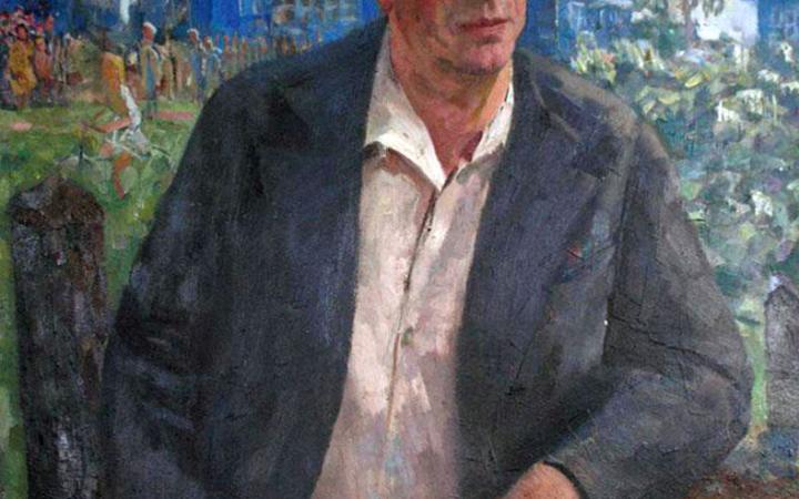 Максимов К.М. (1913-1993). Председатель колхоза "Боевик" Е.А. Голубков.