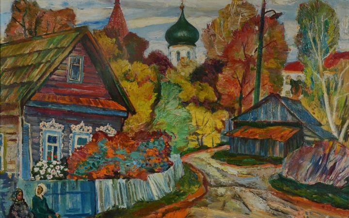 Кривоносов Владимир Алексеевич (1938 - 1994). Улица в Переславле-Залесском. 1989.