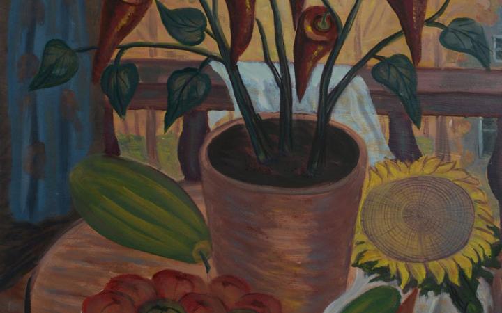 Блинов Г.В. (1939). Натюрморт с перцем. 2004.