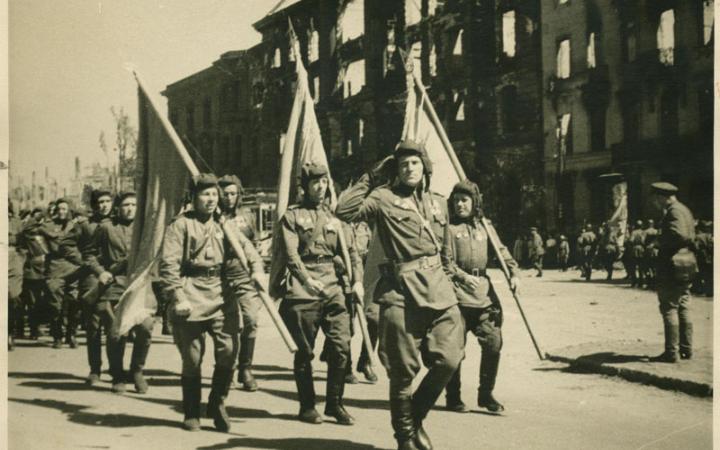 Парад Советских войск в Берлине.